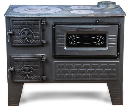 Отопительно-варочная печь МастерПечь ПВ-04 с духовым шкафом, 7,5 кВт в Ставрополе