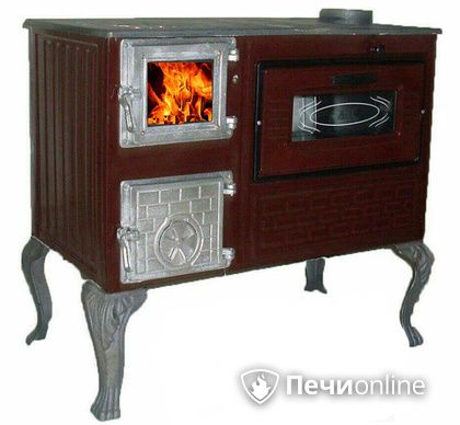Отопительно-варочная печь МастерПечь ПВ-06 с духовым шкафом, 7.5 кВт в Ставрополе